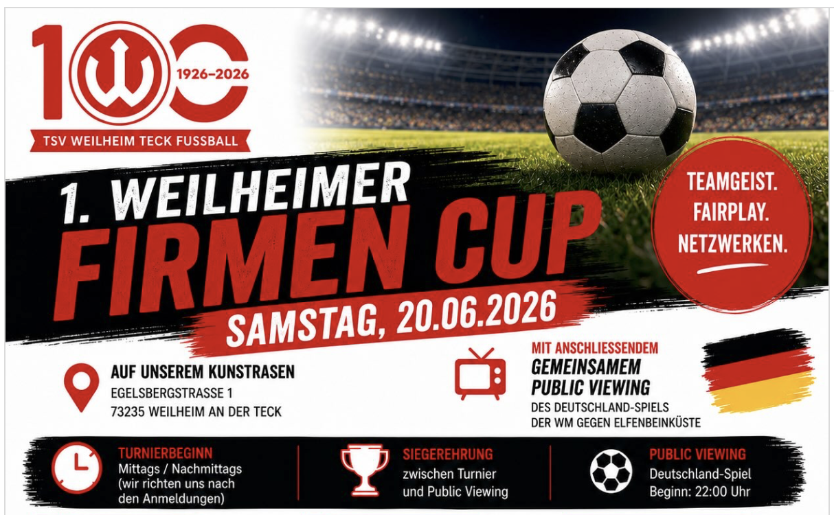 1. Weilheimer Firmencup