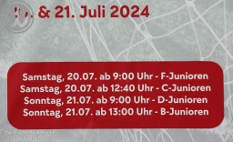 F-Junioren Turnier am 13. Juli 2024